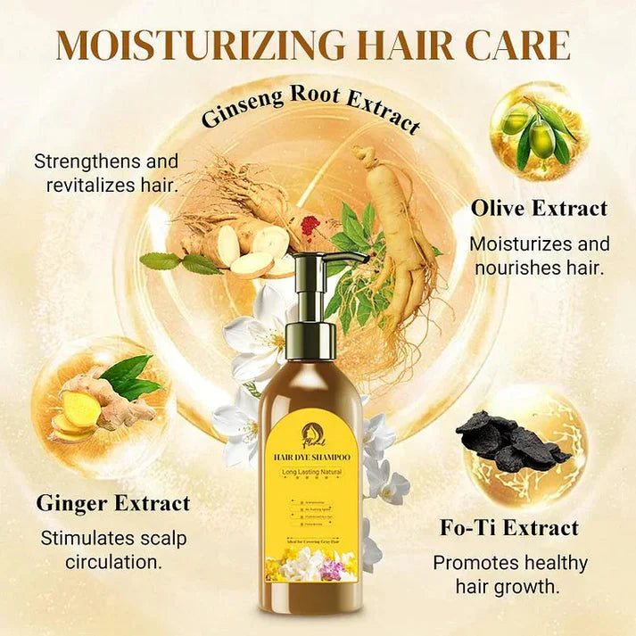 Japanese Natural Hair Dye Shampoo (Buy 1 Get 1 FREE 😍)