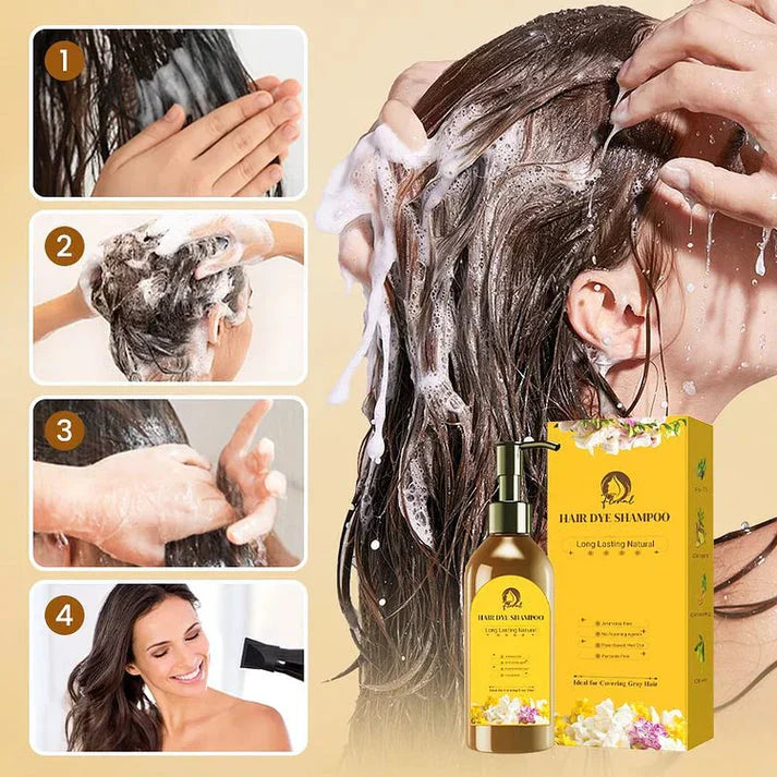 Japanese Natural Hair Dye Shampoo (Buy 1 Get 1 FREE 😍)